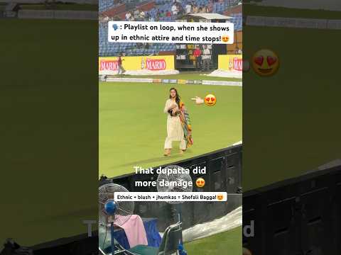 When Shefali Bagga Walks in Wearing Ethnic on I-Day 🔥😍 #shorts #shefalibagga #dpl2025