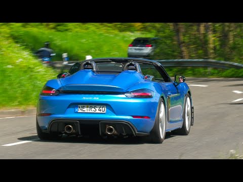 Porsche 718 Spyder RS Weissach - Acceleration SOUNDS Around The Nürburgring!