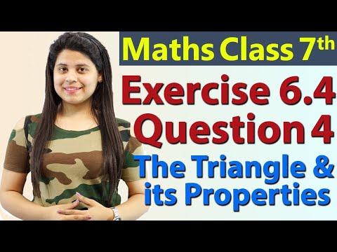 Q 4, Ex 6.4 - The Triangle and its Properties - Chapter 6 - Maths Class 7th - NCERT