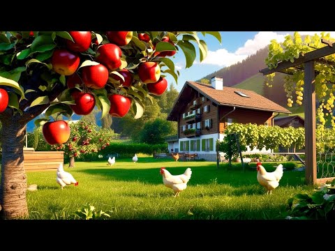 Switzerland Countryside Life🇨🇭Walking in A Fruits paradise📍Weinfelden SWITZERLAND