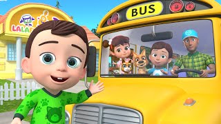 Classic Wheels on the Bus Song | Lalafun Nursery Rhymes & Kids Songs