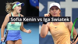 french open Sofia Kenin vs Iga Swiatek