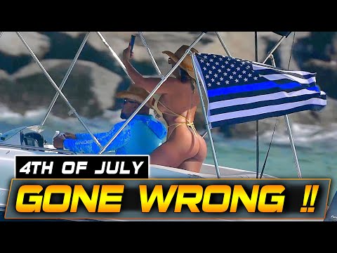EPIC 4TH OF JULY AT HAULOVER INLET — FULL OF SURPRISES !! BOAT ZONE