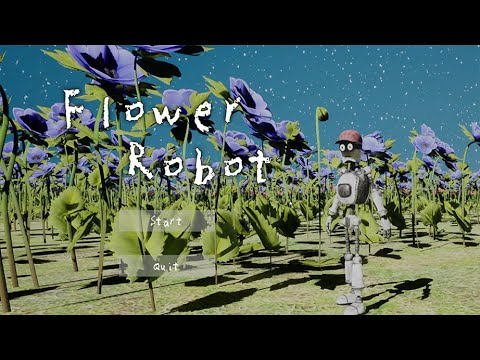 お花の迷路からロボットが脱出を目指すゲーム【 ゲーム制作 / UE5 】