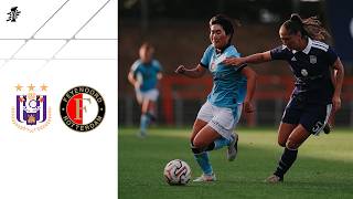 Highlights | RSC Anderlecht - Feyenoord V1 | UEFA Women's Europa Cup 2026/2027