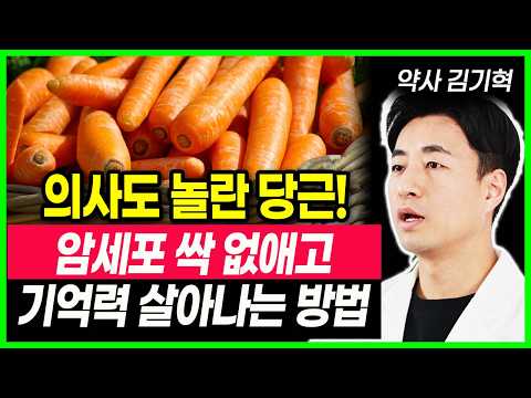🥕 당근, 제발 '이렇게' 드세요! 🛡️ 뱃살은 쏙 빠지고 시력은 밝아지는 기적의 섭취법 ✨ 보약 되는 당근 활용법 🧡