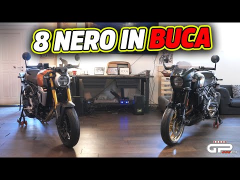 Suzuki GSX-8T e GSX-8TT: 8 nero in buca