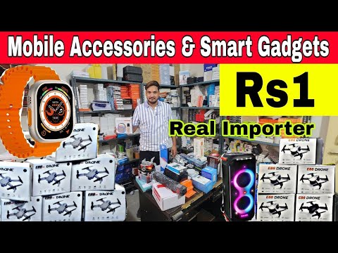 Mobile Accessories wholesale market in delhi |Smart Gadgets market|Gaffar Market delhi