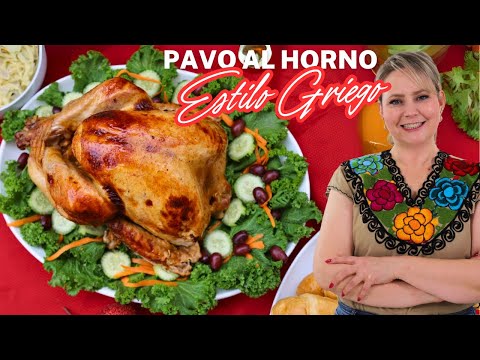 Pavo Jugoso al Estilo Griego con 4 Ingredientes Sencillos de encontrar!