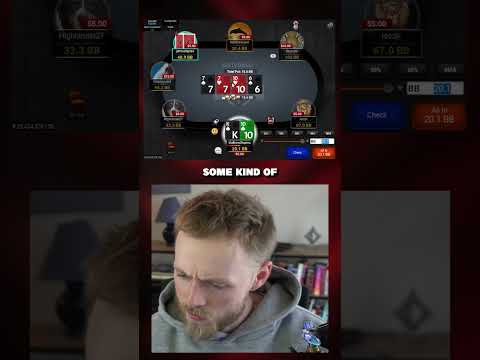 Monster hand vs my brother @matthewstaplespoker #poker