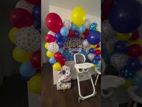 the night before my baby’s birthday 🥹🎈 #shorts #birthday #birthdaycelebration #dad #husband #mom