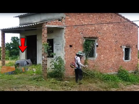 Shocked Cleaning: Who is the Old Lady Mowing the Lawn Behind Me? Is She a Ghost? | Clean Up