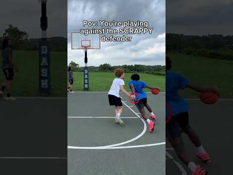 Playing AGAINST the scrappy defender🤣 #nba #basketball #shorts