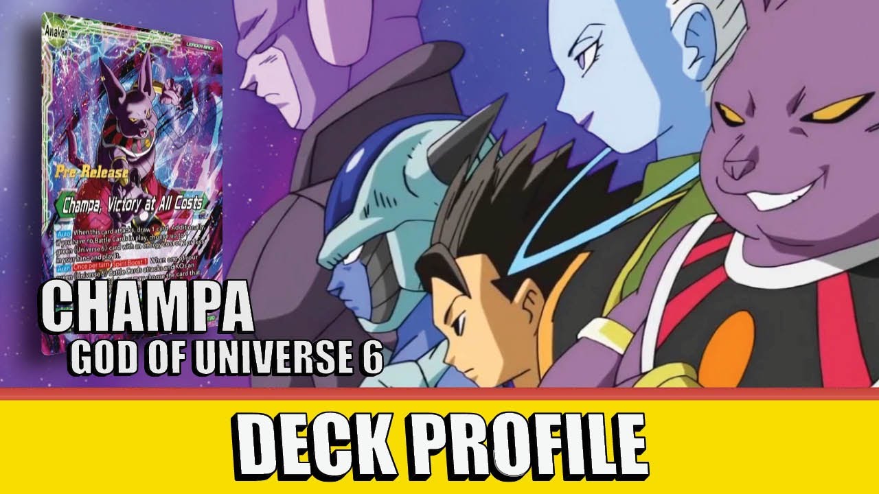 Champa Set 16 (G) | DBS Deck Profile | Realm of The Gods | DBS TCG
