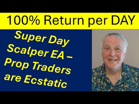100% a Day for A Whole Month with the MAKE MONEY Day Trader Forex Robot! Prop traders, see it trade!