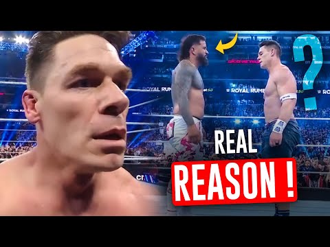 REAL REASON ! WHY John CENA LOST the ROYAL Rumble 2025, Jey Uso Eliminates John Cena WHY?