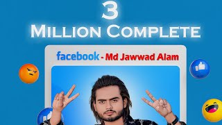 3 million for my Facebook profile, follow￼