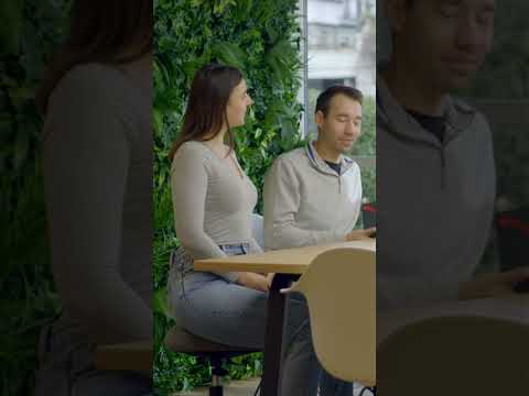 Taburete Leitz Ergo Active con ruedas y asiento Wobble Comfort - Vídeo de inspiración 9:16 (ES)
