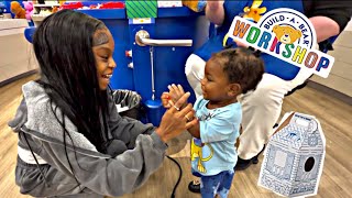 I Took Tru To Build His First Build a Bear * HE LOVED IT *