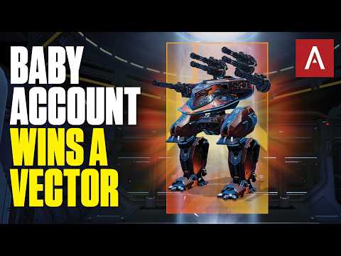 War Robots - Baby Account Wins New Vector Robot + First Gameplay Using Lio! WR Baby Account Opening