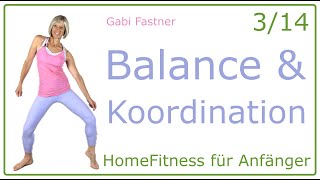 3/14 🍏 23 min. Balance und Koordination trainieren, Kopf & Körper gefordert, ohne Geräte, im Stehen