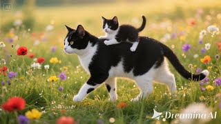 Gatinho e a Fúria do Céu | Mamãe Gata e Gatinho #gato #gatinho #mamãegata #animação #curtaanimado