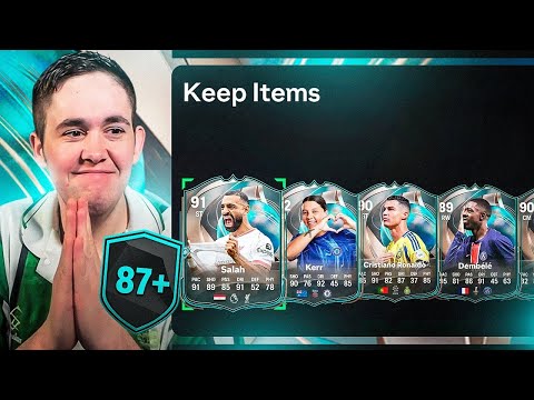 OPENING THE 87+ GUARANTEED GLOBETROTTERS PACK!!! - FC25