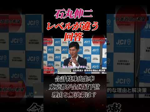 レベチの石丸伸二 #石丸伸二 #東京を動かそう #小池百合子 #蓮舫 #田母神俊雄 #日本政治の希望 #政治 #東京都知事選 #討論会 #shorts