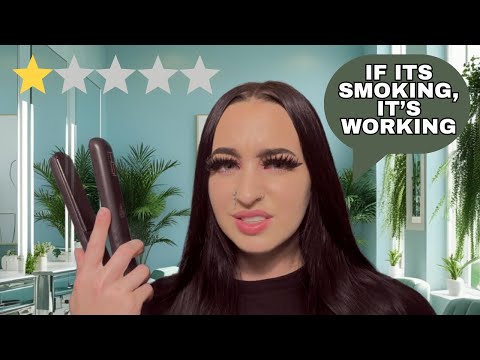 [ASMR] ⭐️ 1 Star Salon Chemically BURNS Your Hair 🔥 | Soft Spoken