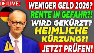 Renten-Schock 2026: Wird Ihre Rente gekürzt?