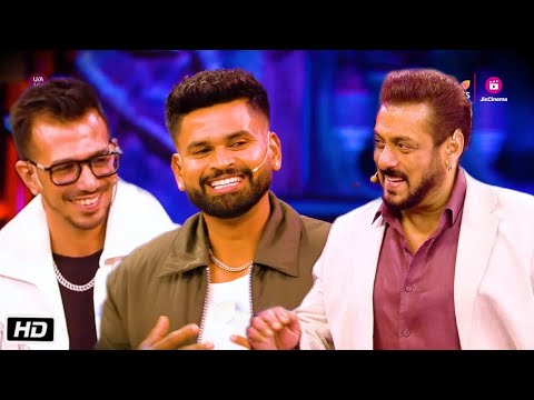 Shreyas Iyer, Yuzvendra Chahal, Shashank Enjoying Dance with Salman Khan in Bigg Boss 18