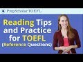 Strategies for Reference Questions
