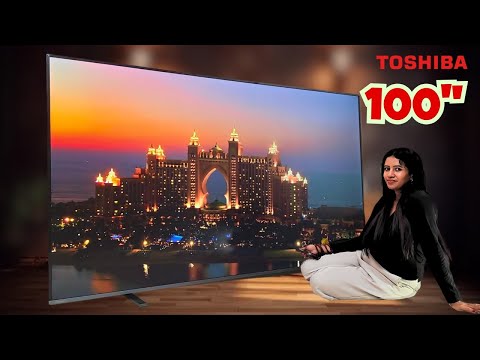 Toshiba 100 inch TV Full review - 144Hz 🎮🔥| REGZA Engine | Best Gaming & Home Theatre TV in India?
