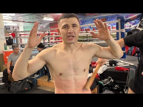 Israil Madrimov favors Canelo to beat Crawford while beaten by stick training for Ortiz Jr!