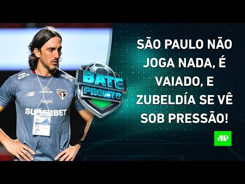 ZUBELDÍA BALANÇANDO NO CARGO? São Paulo NÃO JOGA NADA, TROPEÇA e é VAIADO! | BATE-PRONTO