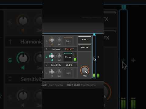 How to DRIVE your reverb with Harmonic Split #shorts