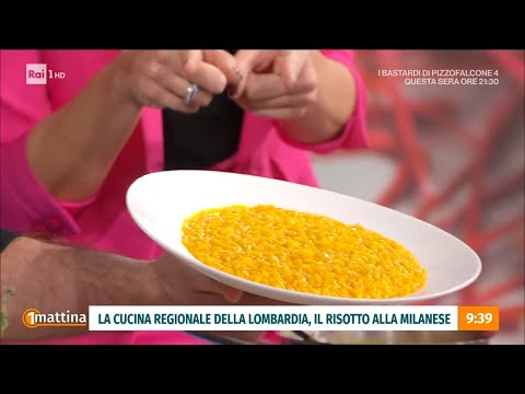 Il risotto alla milanese - UnoMattina 23/10/2023