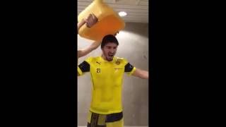 Mats Hummels Ice Bucket challenge FcB Spieler