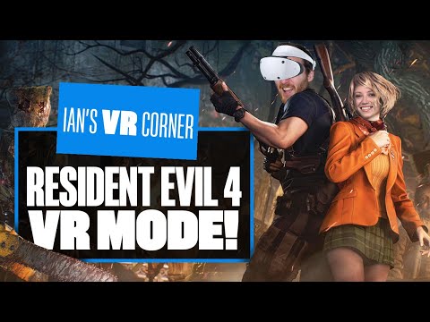 Let's Play Resident Evil 4 VR Mode PSVR2 Gameplay - IT'S FINALLY HERE OMG!!! - Ian's VR Corner