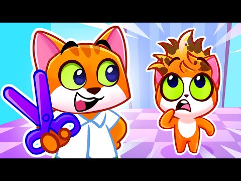 Baby's First Haircut | My Beauty Salon | Useful Stories About Taking Care of Health | Purr-Purr