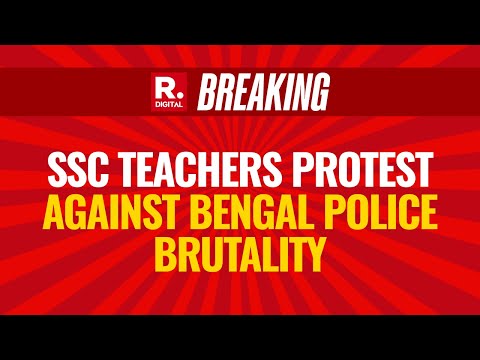 Live: SSC Teachers Protest Outside Bikash Bhawan Against Bengal Police Brutality