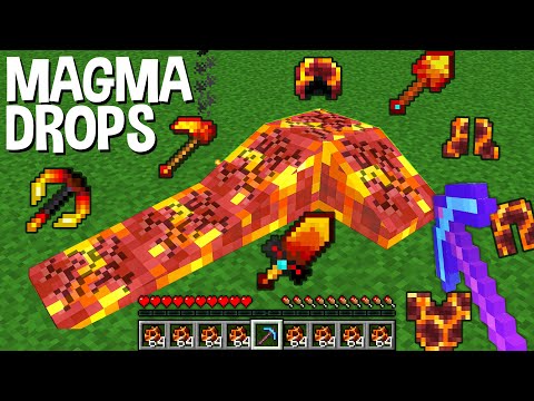 How to MINE MAGMA and GET MAGMA DROPS In Minecraft ?