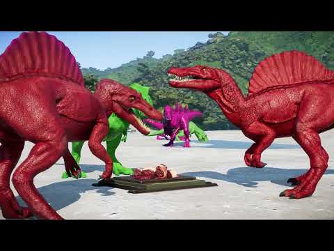 Dinosaur Wars Indominus Rex vs The T Rex Predators Jurassic World Evolution Tyrannosaurus Rex