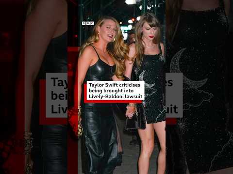 Taylor Swift criticises being brought into It Ends With Us lawsuit. #BlakeLively #BBCNews