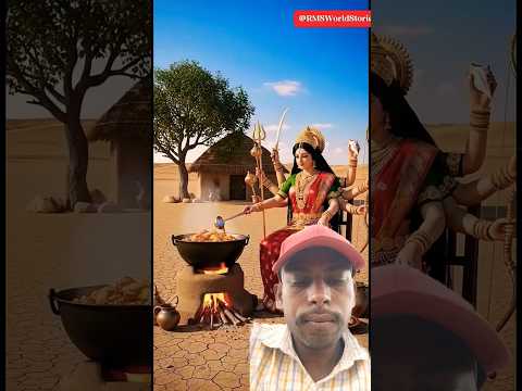 Maa🔥 Goddess Durga’s Wrath 😱 Demon Poisoned Devotees’ Prasad|Maa Durga Vikraal Roop|#Shorts #hamuka