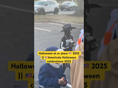 Halloween at or place 🇺🇸 2025 || 🇺🇸Americalo Halloween celebrations 2025