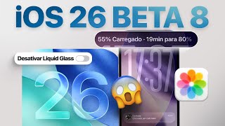 Saiu! 🔥 iOS 26 Beta 8: É o momento de DESATIVAR o Beta?!