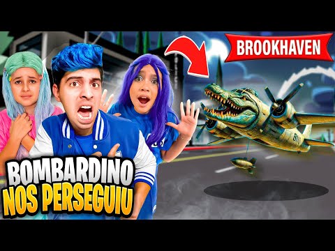 O BOMBARDINO CROCODILO NOS PERSEGUIU NO BROOKHAVEN ÀS 3AM!! (BROOKHAVEN ROBLOX)
