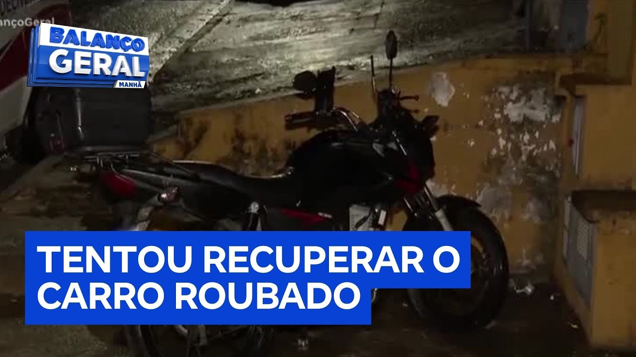 Vigia é baleado ao tentar recuperar carro roubado em São Paulo
