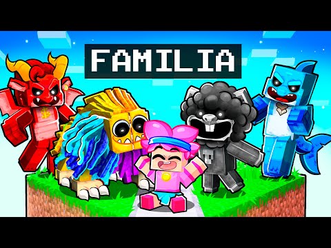 ¡ADOPTADO por LA FAMILIA POPPY PLAYTIME 4 en Minecraft!